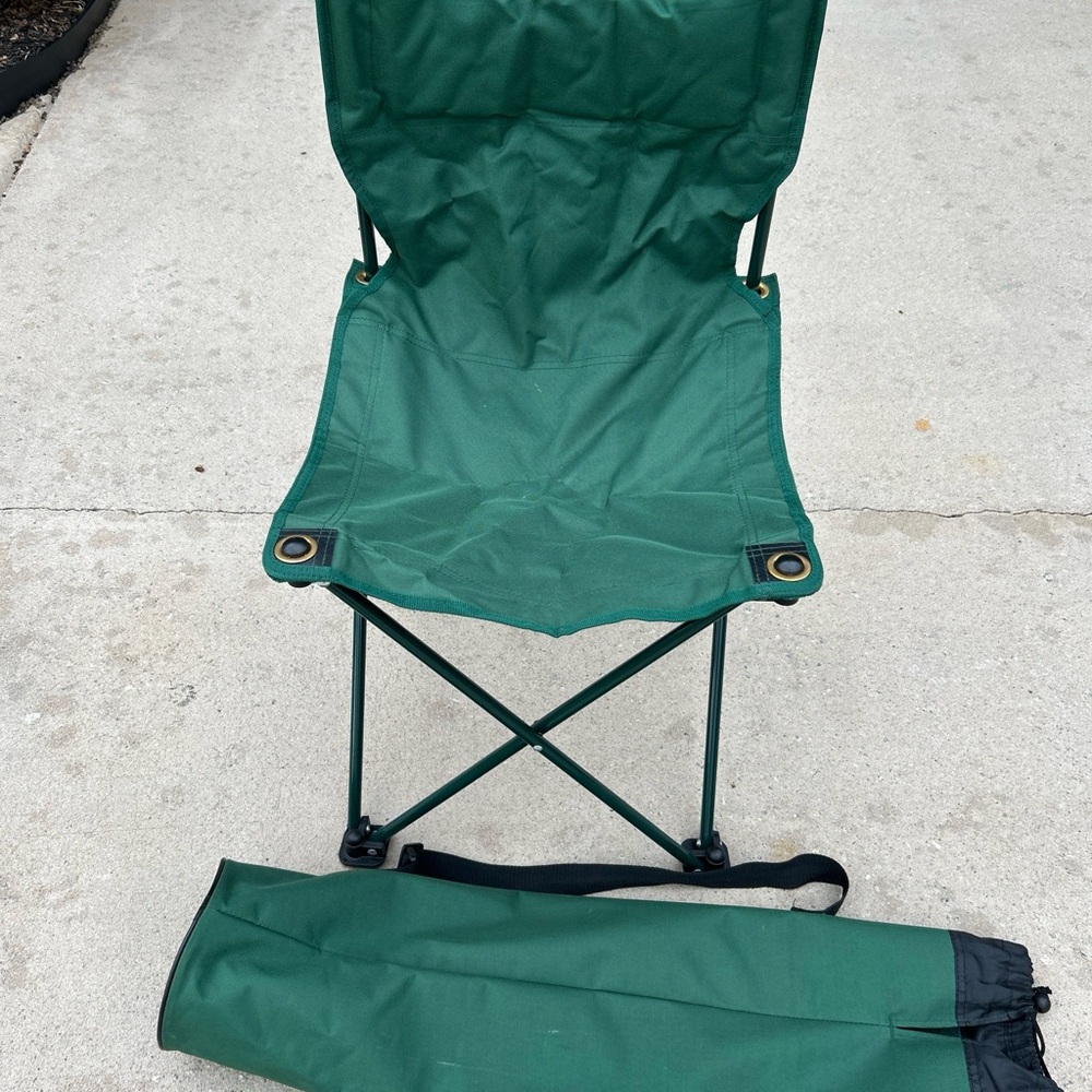 Masters Green Folding Chair with Carry Bag